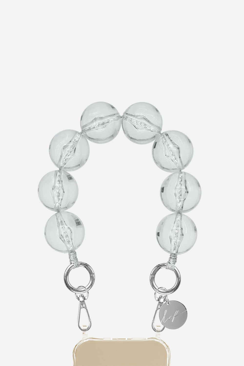 Chaine Courte Erin Transparent 40 cm