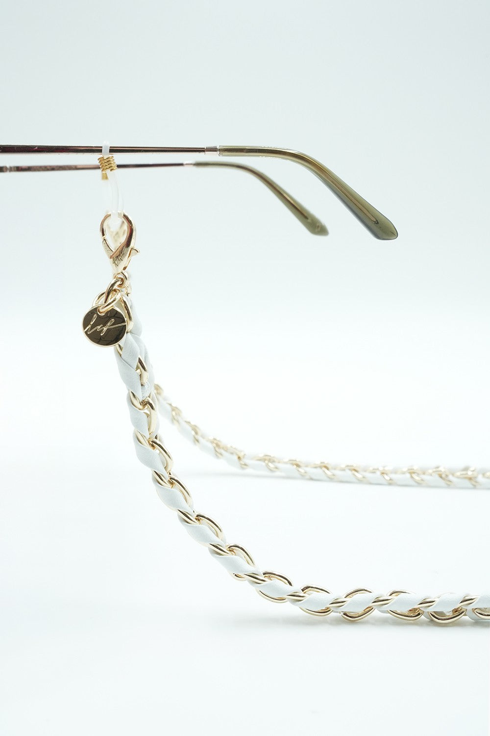 Lou White Eyeglass Chain Jewelry 72 cm