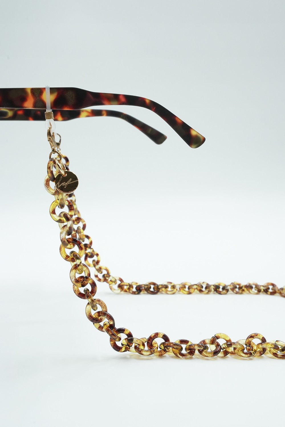 Yoko Brown Eyeglass Chain Jewelry 72 cm