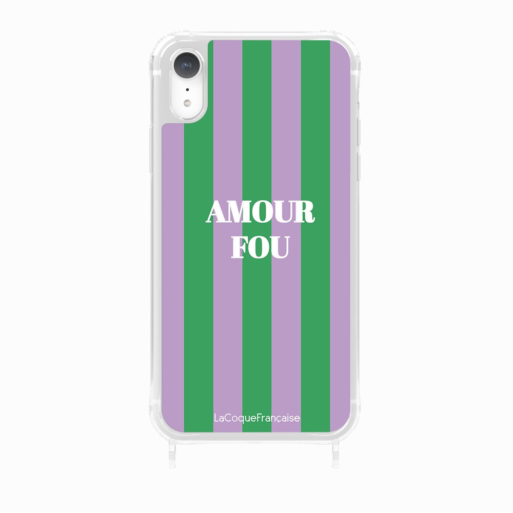 Crazy Love Printed Rings Case Purple