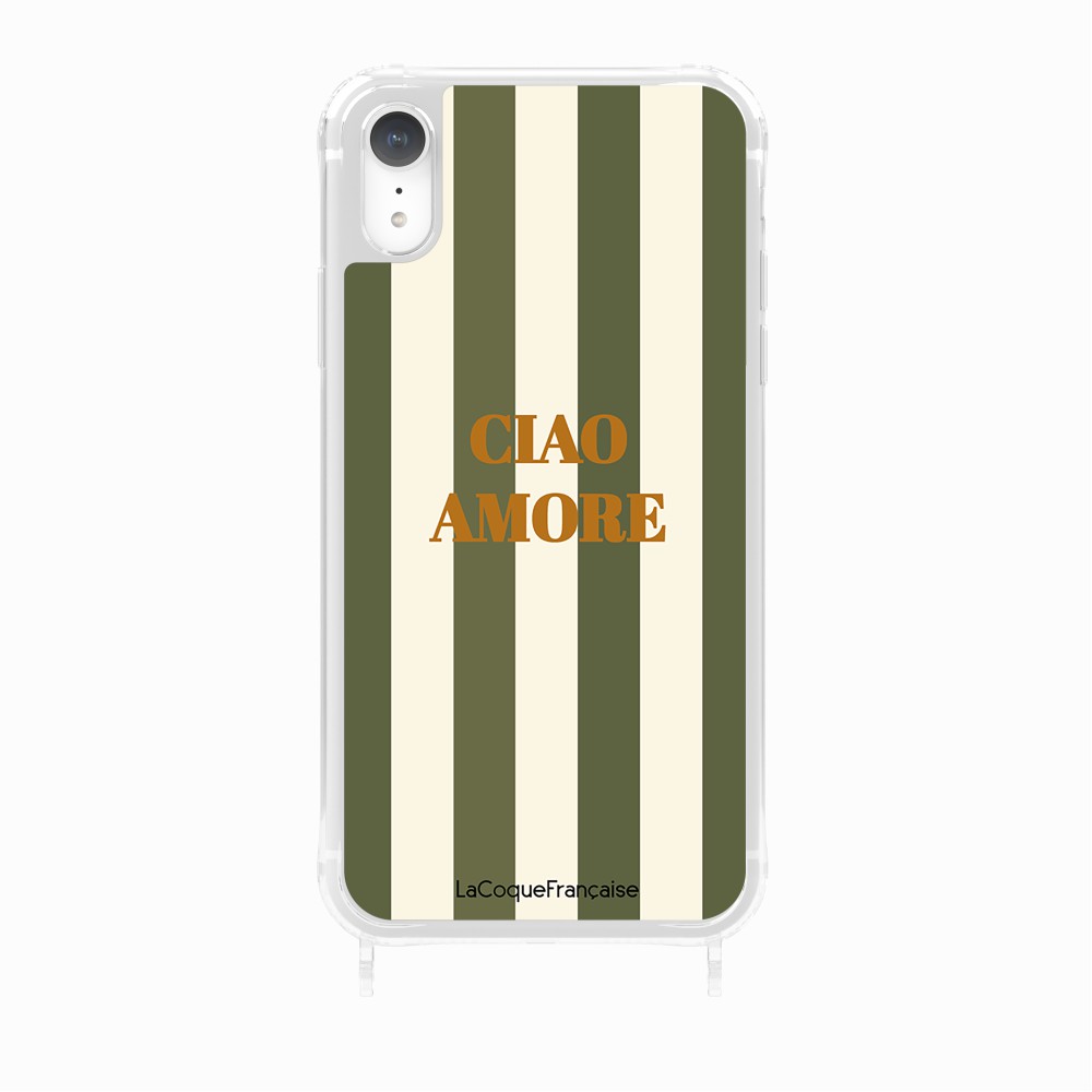 Coque Anneaux Imprimee Ciao Amore Kaki - 31
