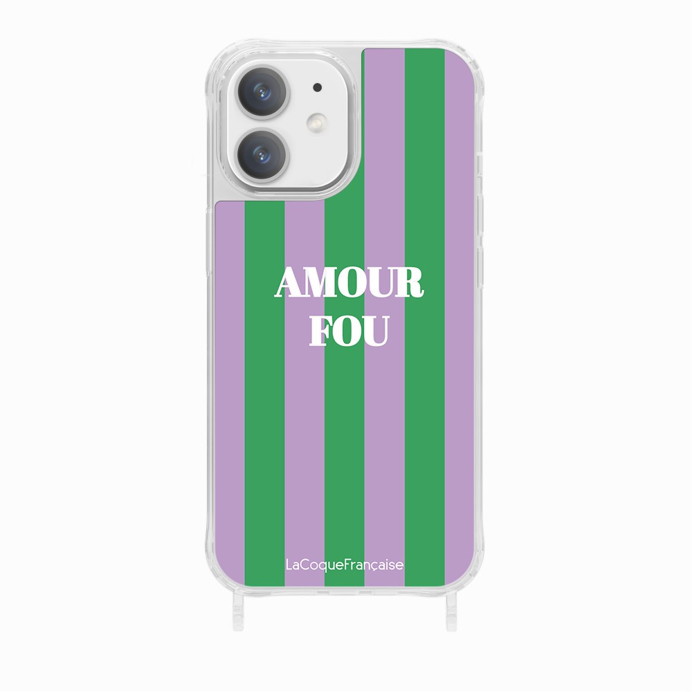 Crazy Love Printed Rings Case Purple