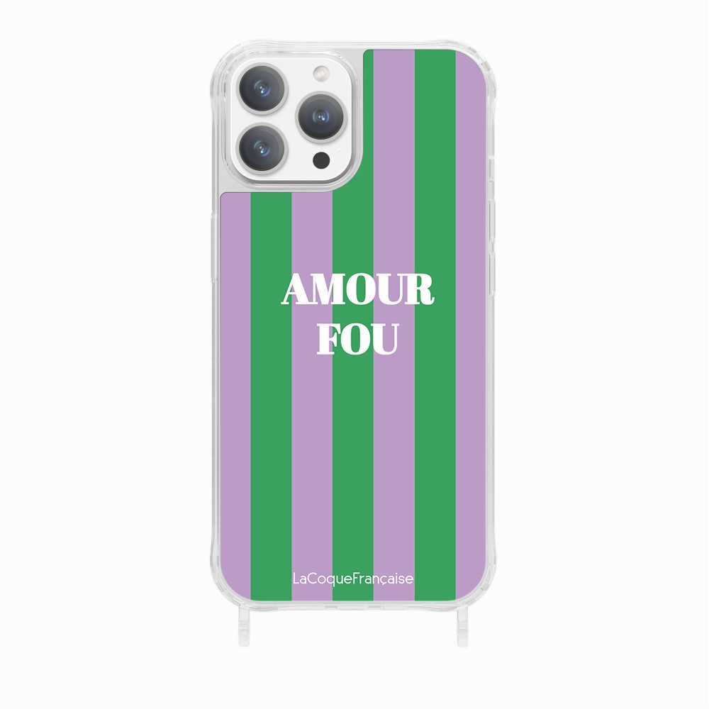 Crazy Love Printed Rings Case Purple
