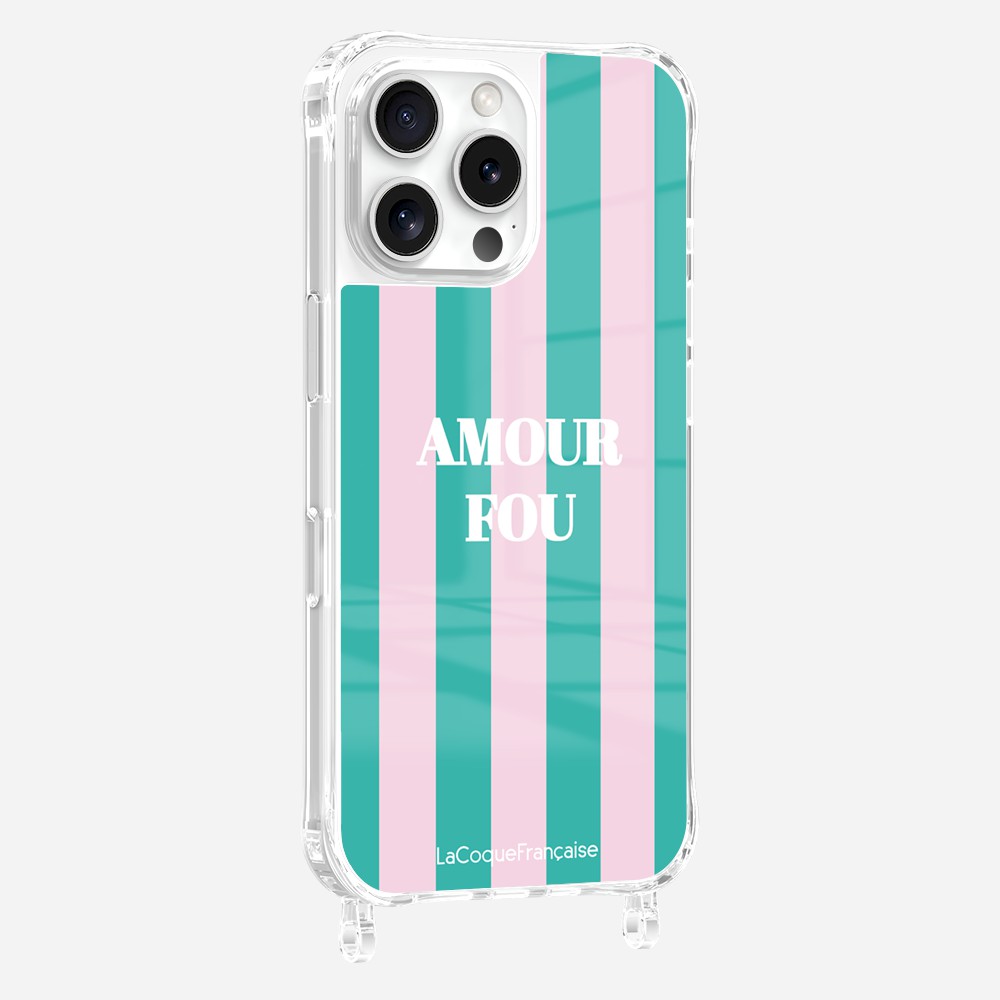 Crazy Love Printed Rings Case in Pink