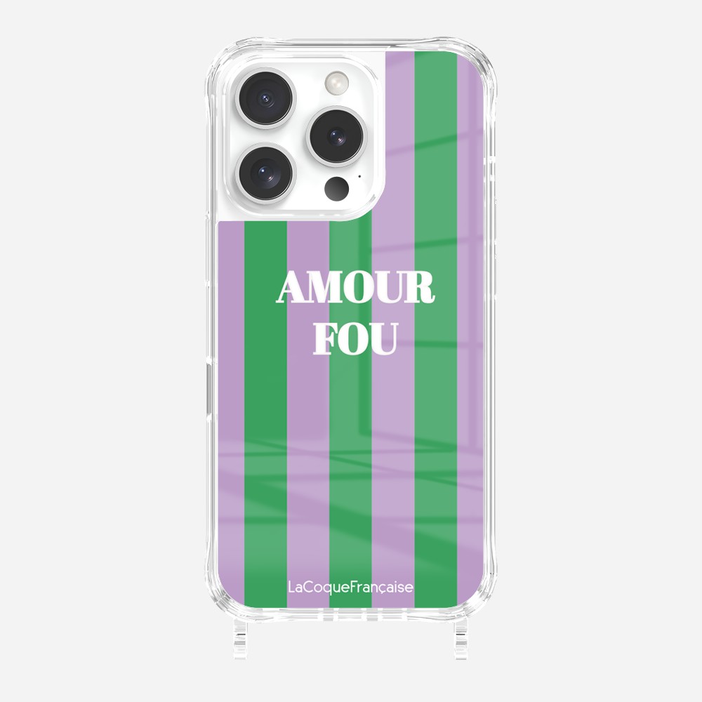 Coque Anneaux Imprimee Amour Fou Violet