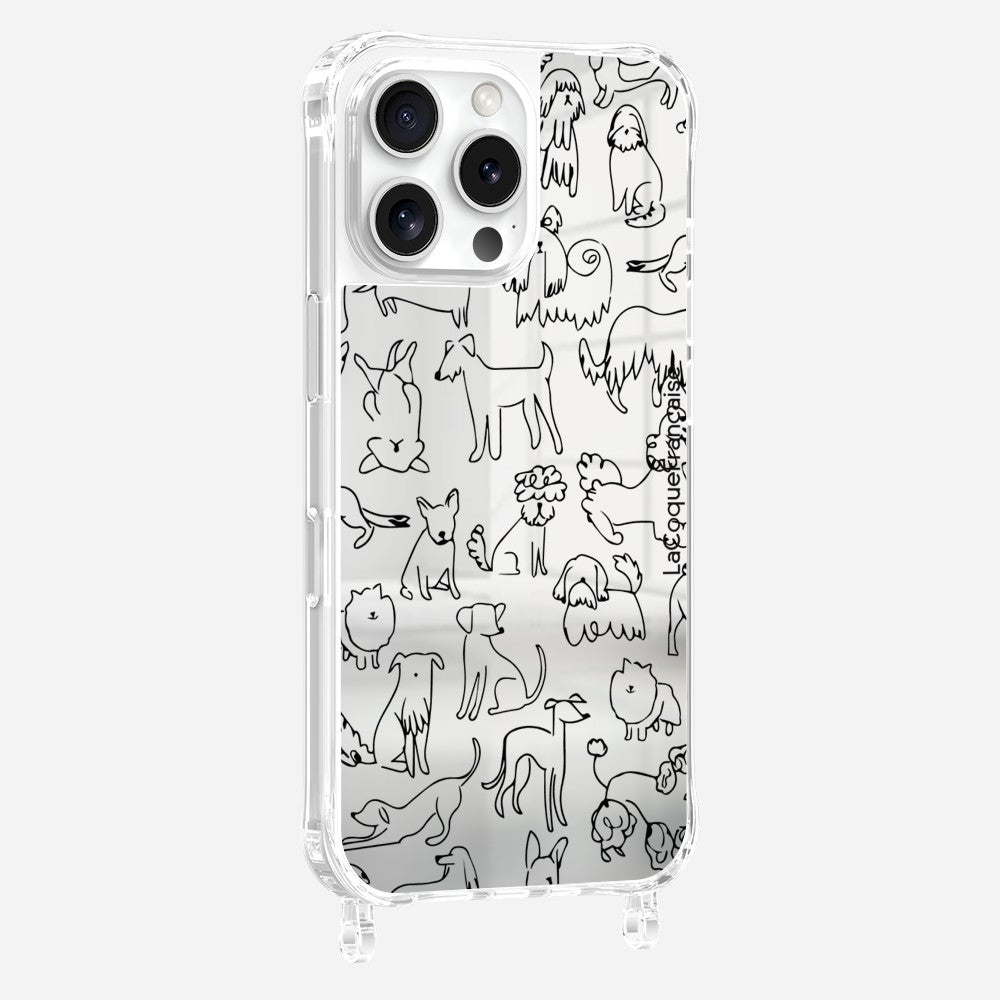 Dog Pack Printed Mirror Ring Case