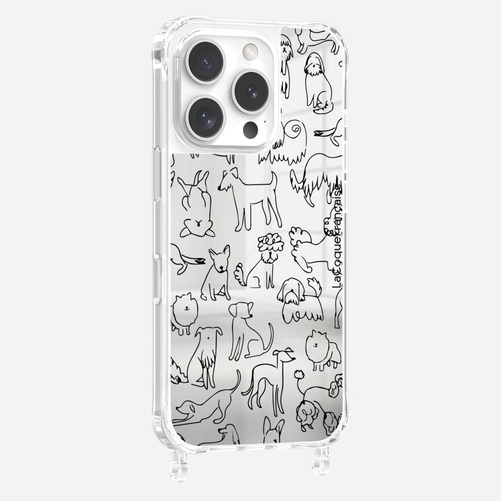 Dog Pack Printed Mirror Ring Case