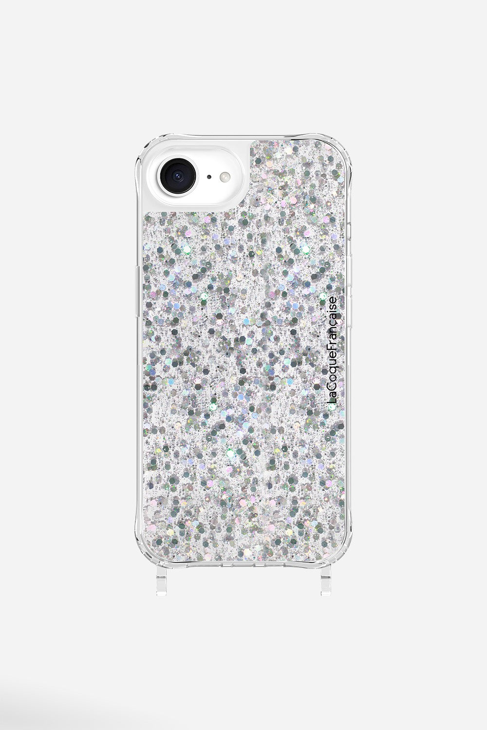 Coque Anneaux Paillettes Holographique