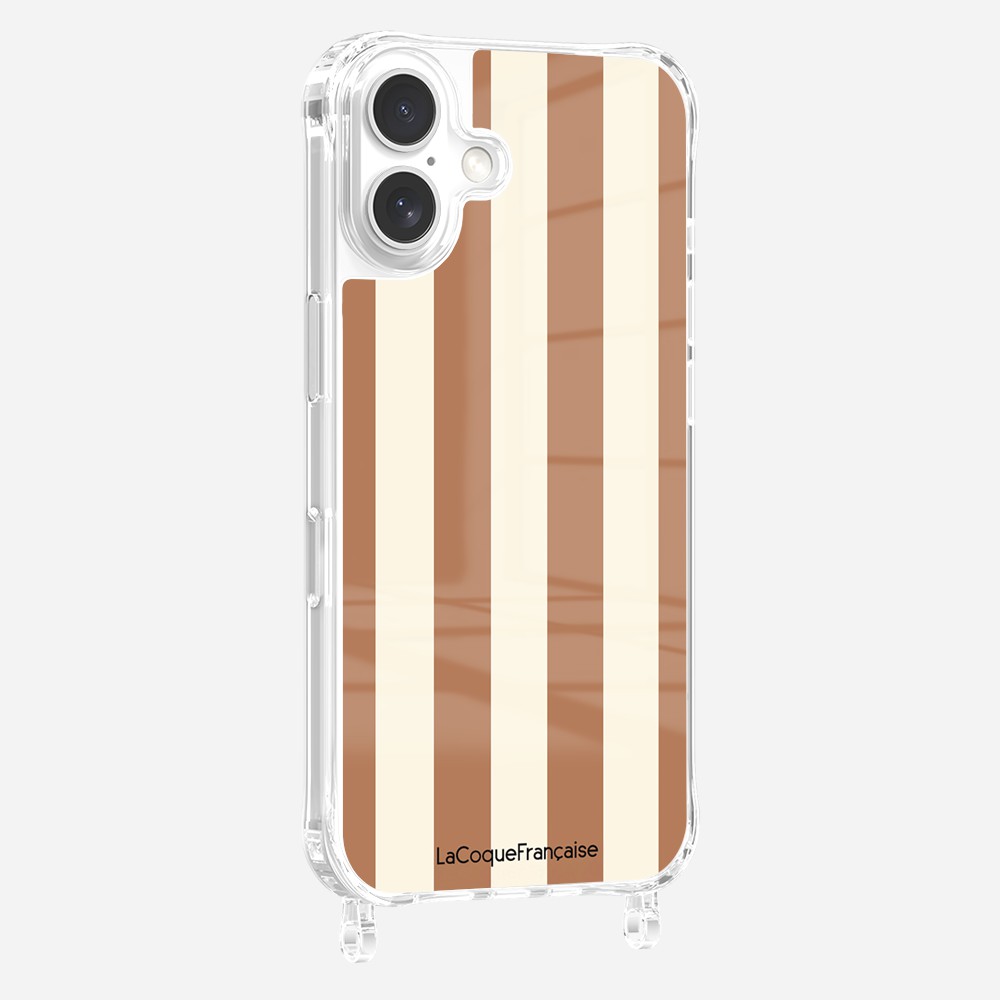 Coque Anneaux Imprimee Cappuccino