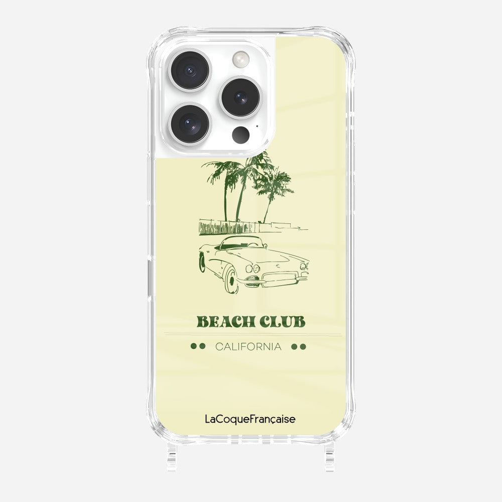 Coque Anneaux Imprimee Beach Club California