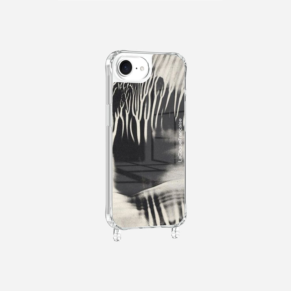 Coque Anneaux Imprimee Black Abstract