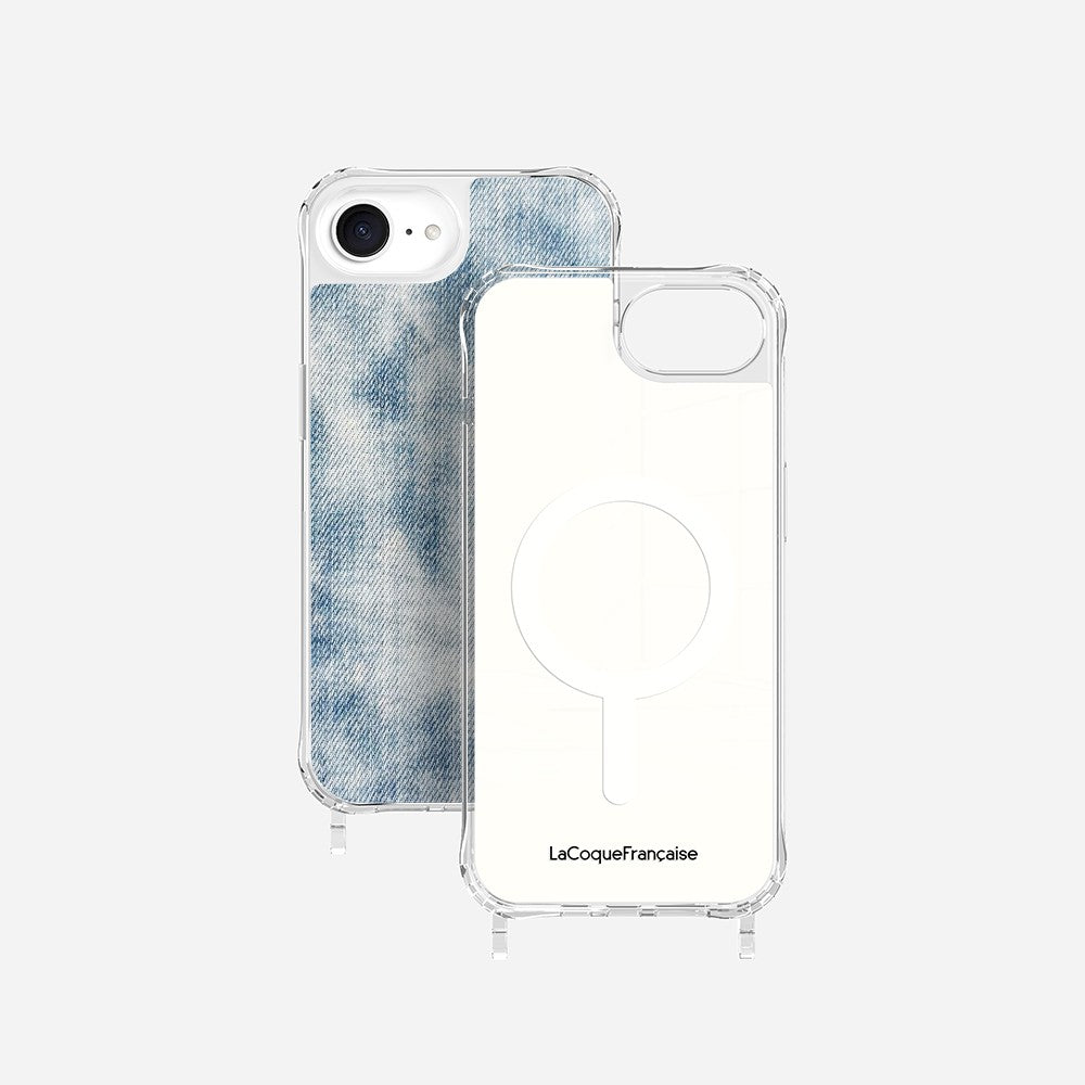 Coque Anneaux Imprimee Jean Bleu