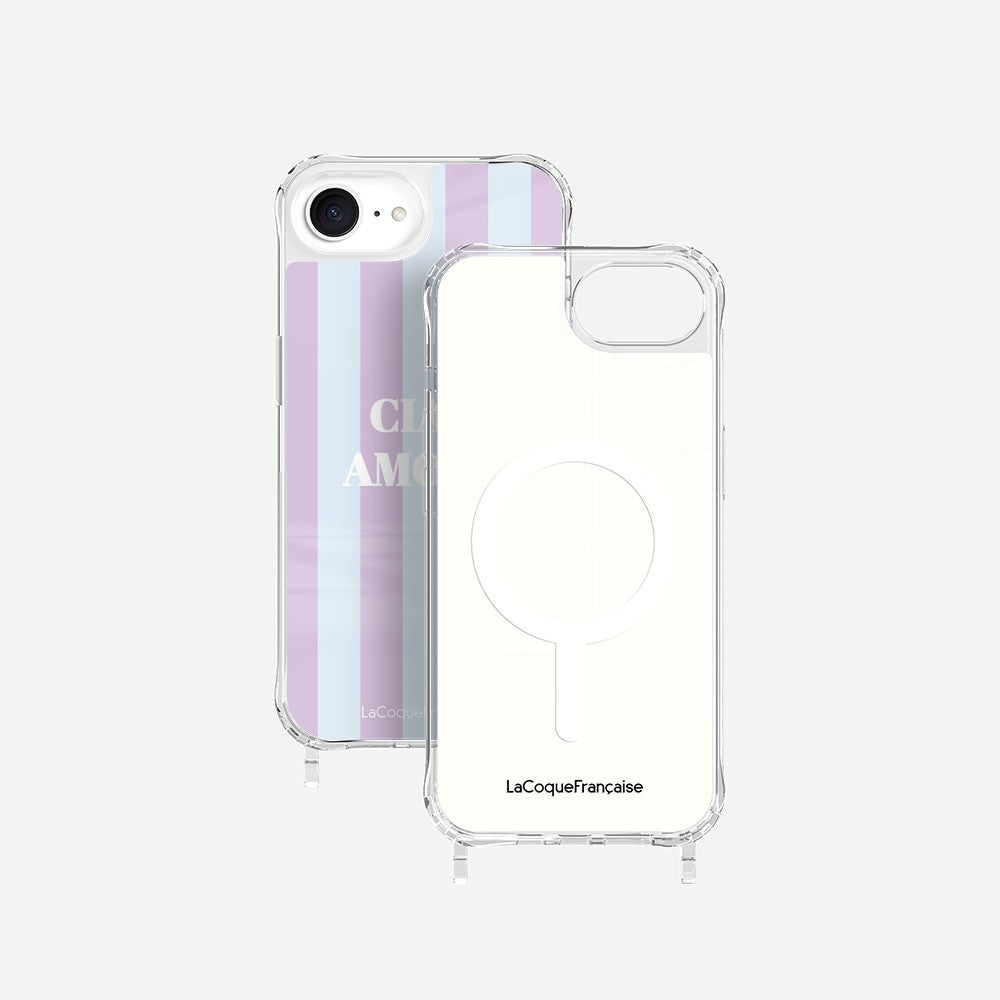 Coque Anneaux Imprimee Ciao Amore Violet