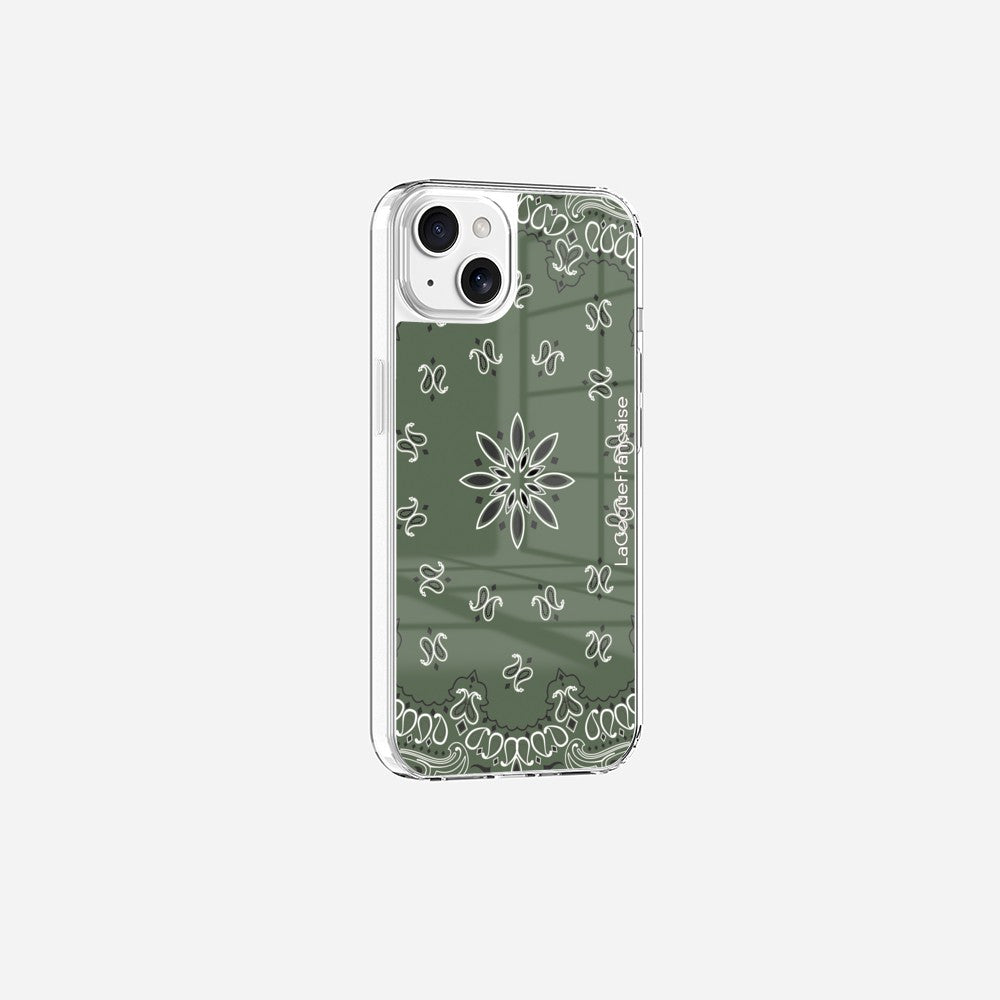 Coque Sans Anneaux Imprimee Bandana Kaki - 14
