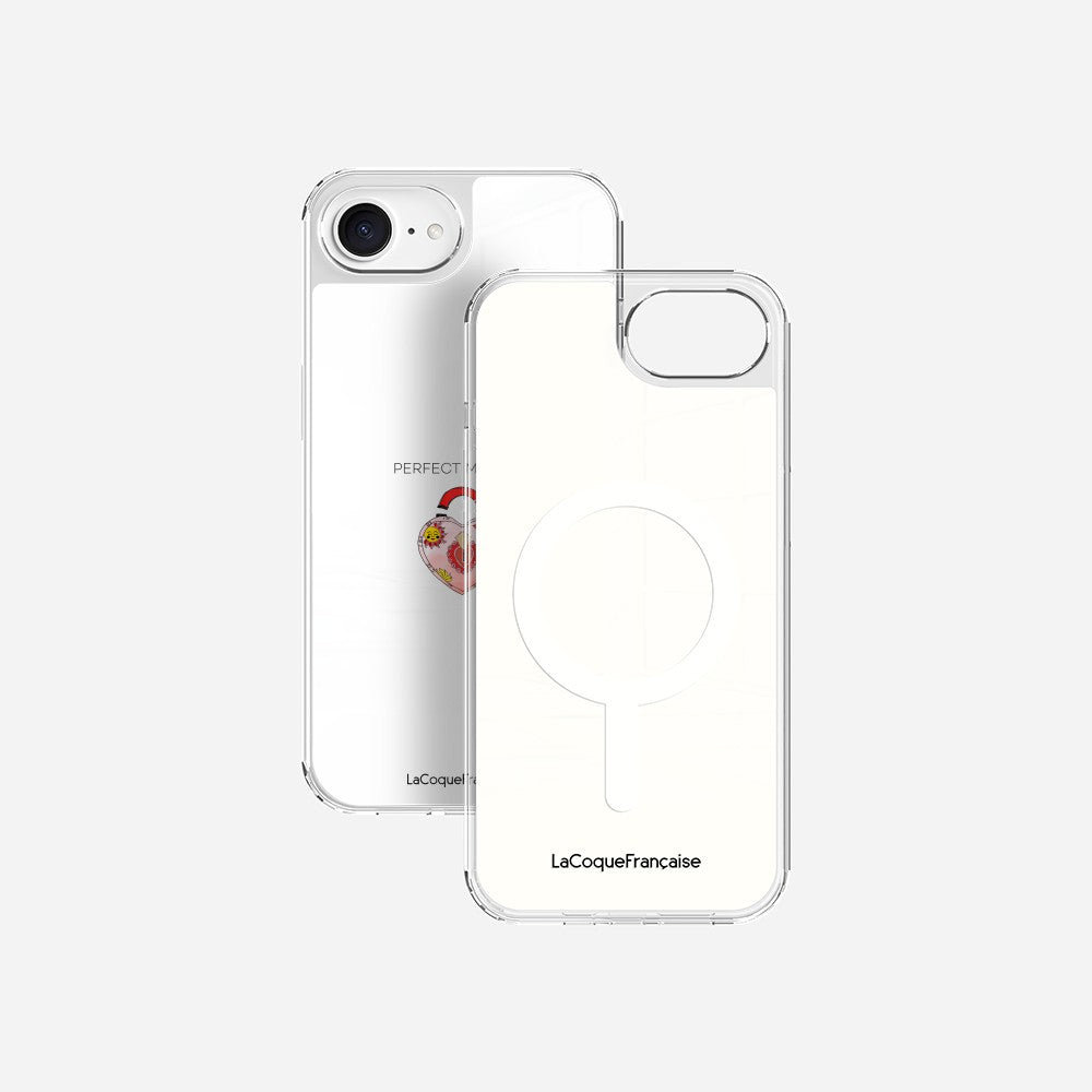 Ringless Case with Heart Lock Print