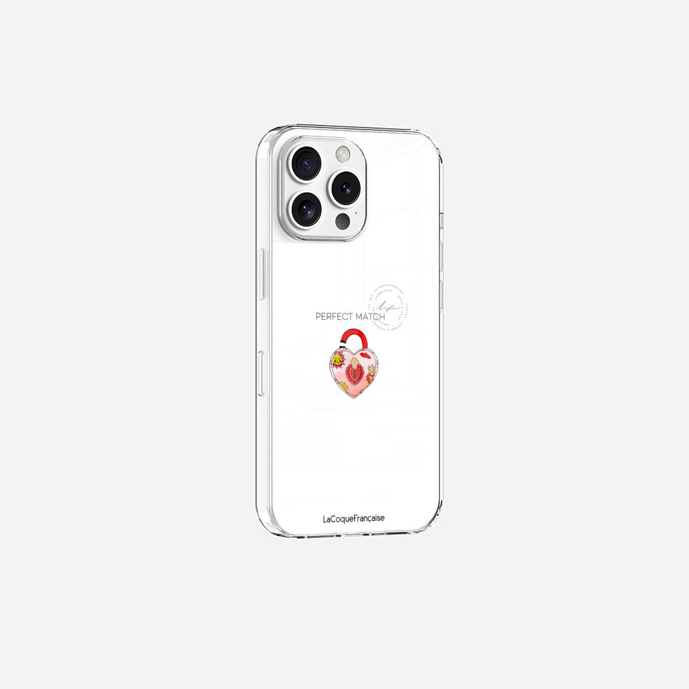 Coque Sans Anneaux Imprimee Cadenas Coeur