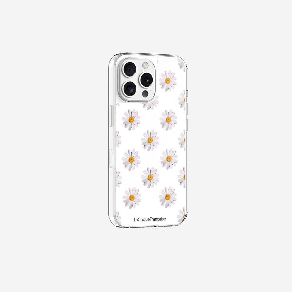Coque Sans Anneaux Imprimee Marguerites