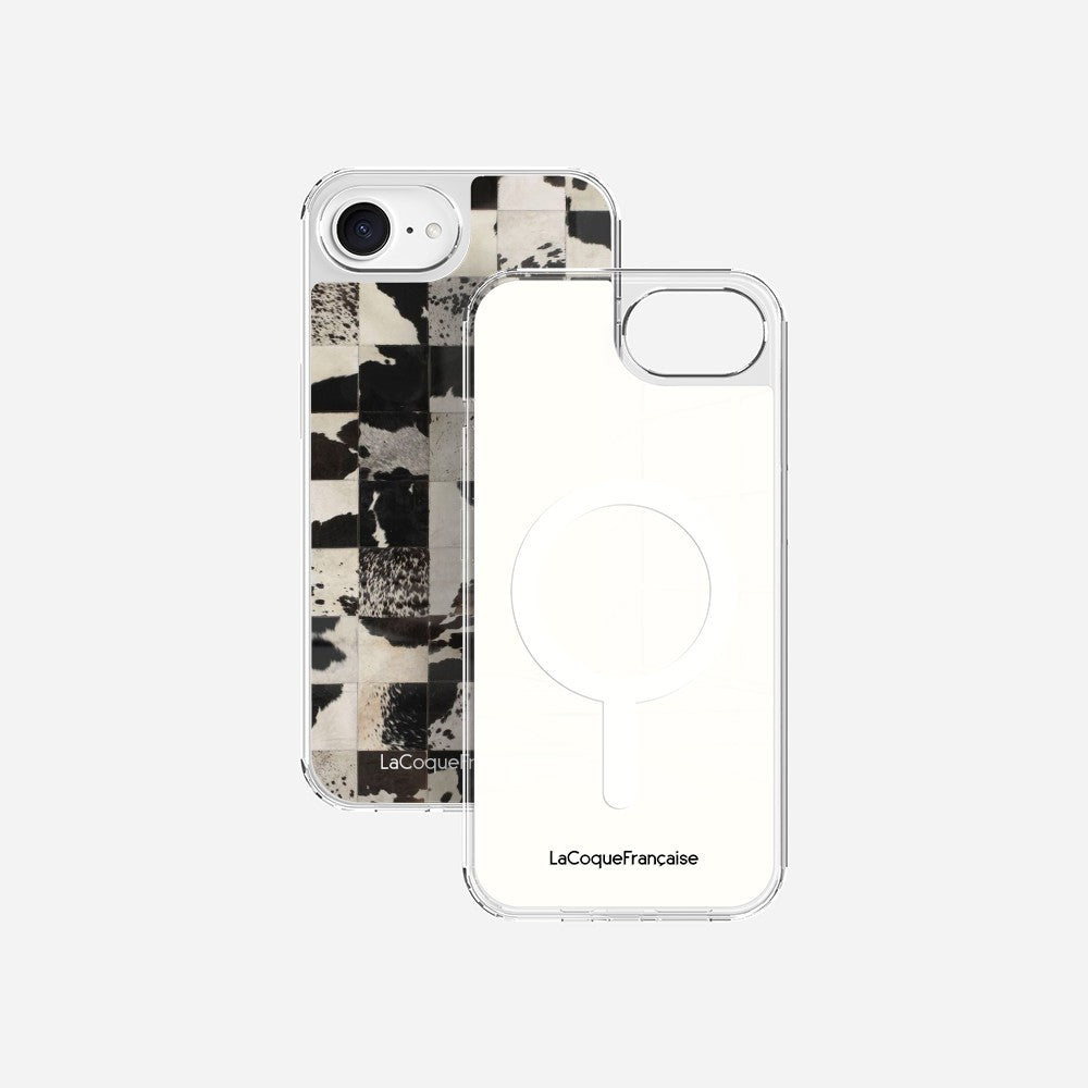 Coque Sans Anneaux Imprimee Mosaique Vache