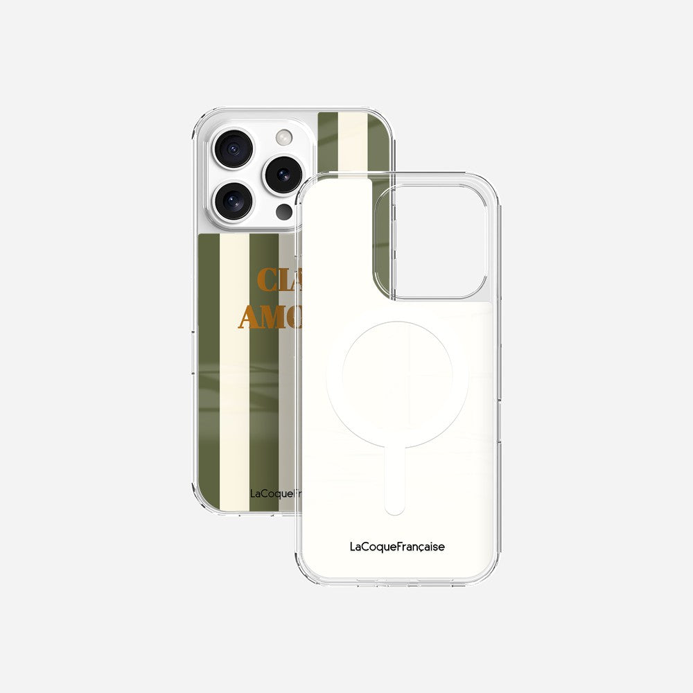 Coque Sans Anneaux Imprimee Ciao Amore Kaki