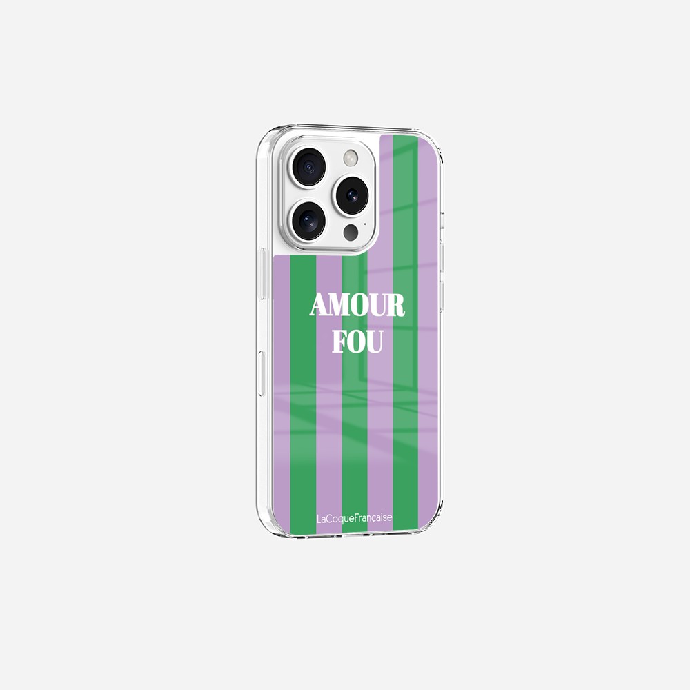 Coque Sans Anneaux Imprimee Amour Fou Violet