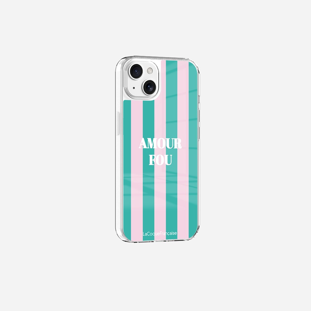 Coque Sans Anneaux Imprimee Amour Fou Rose - 17