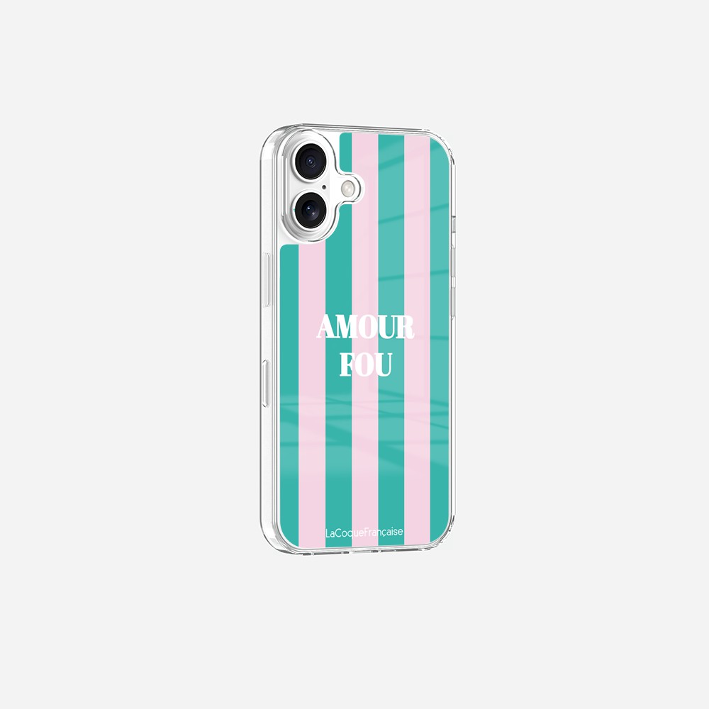 Coque Sans Anneaux Imprimee Amour Fou Rose
