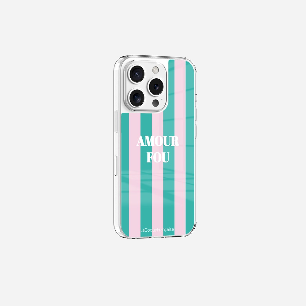 Coque Sans Anneaux Imprimee Amour Fou Rose