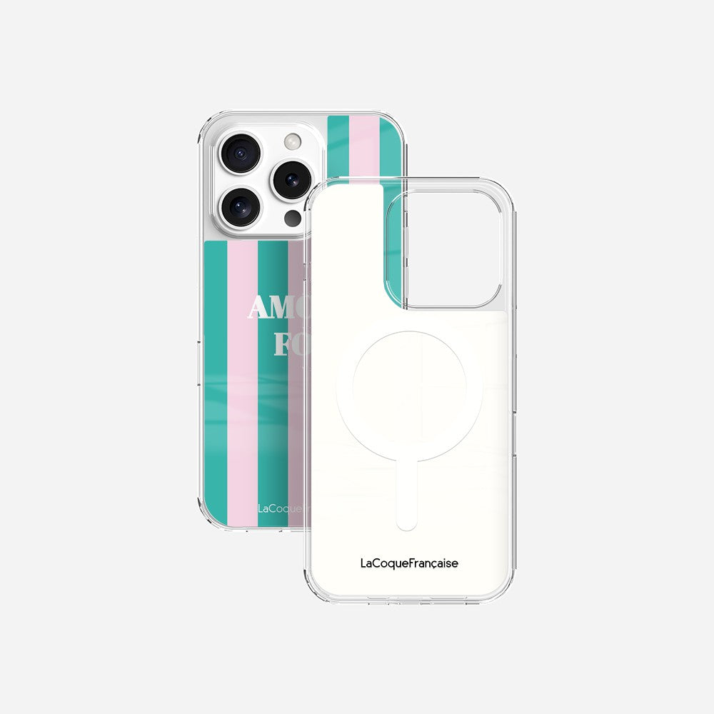 Coque Sans Anneaux Imprimee Amour Fou Rose
