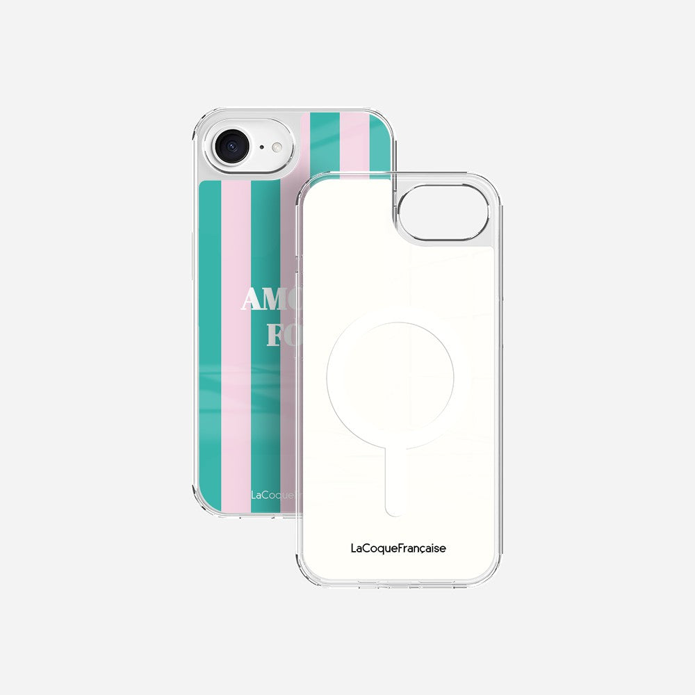 Coque Sans Anneaux Imprimee Amour Fou Rose