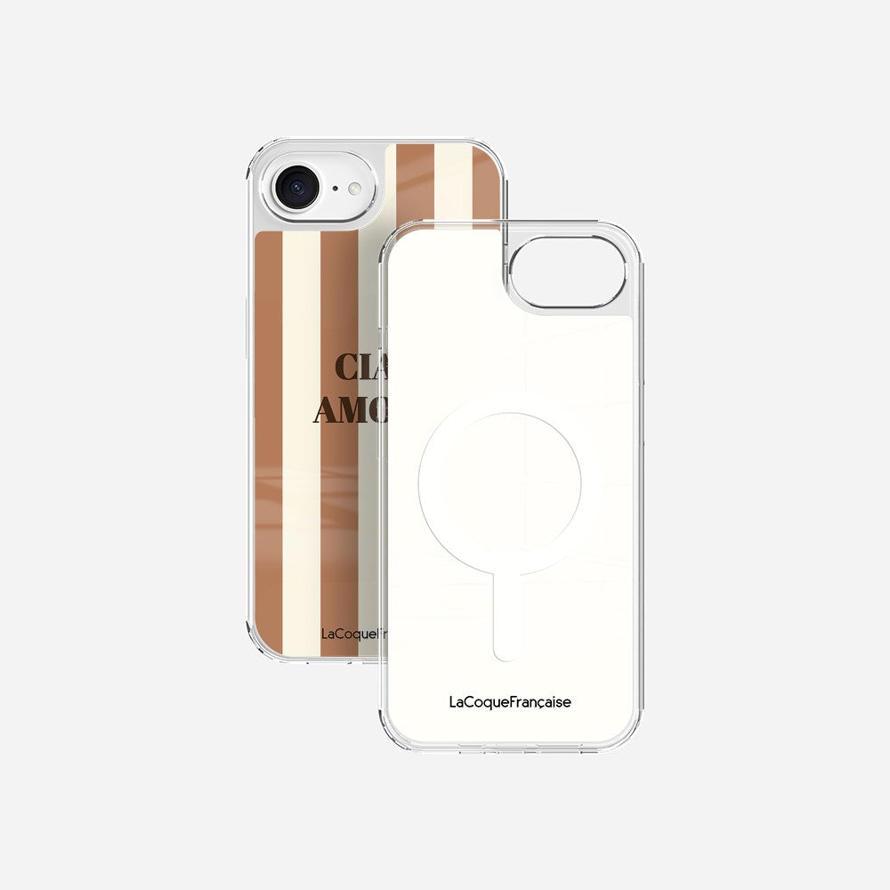 Coque Sans Anneaux Imprimee Ciao Amore Beige