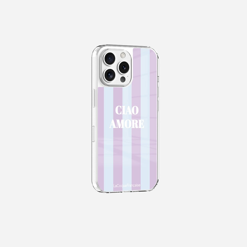 Coque Sans Anneaux Imprimee Ciao Amore Violet