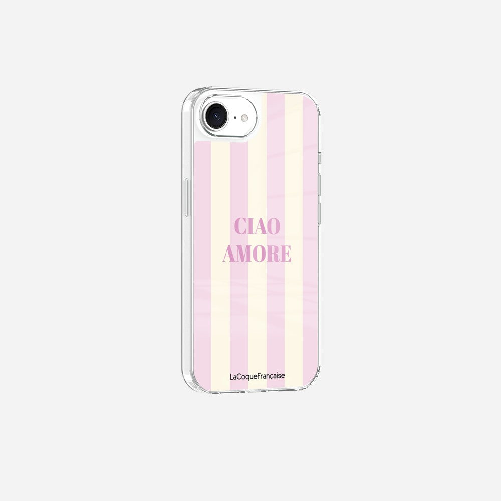 Coque Sans Anneaux Imprimee Ciao Amore Rose