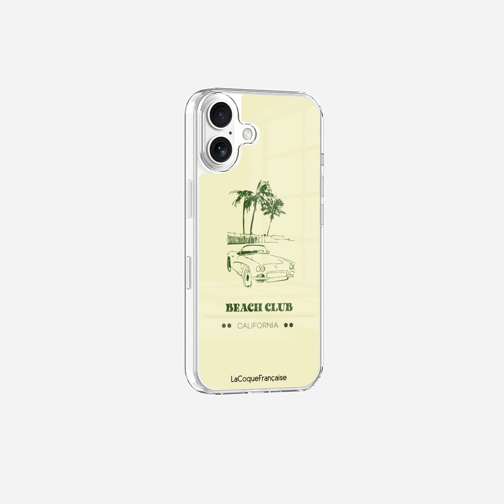 Coque Sans Anneaux Imprimee Beach Club California