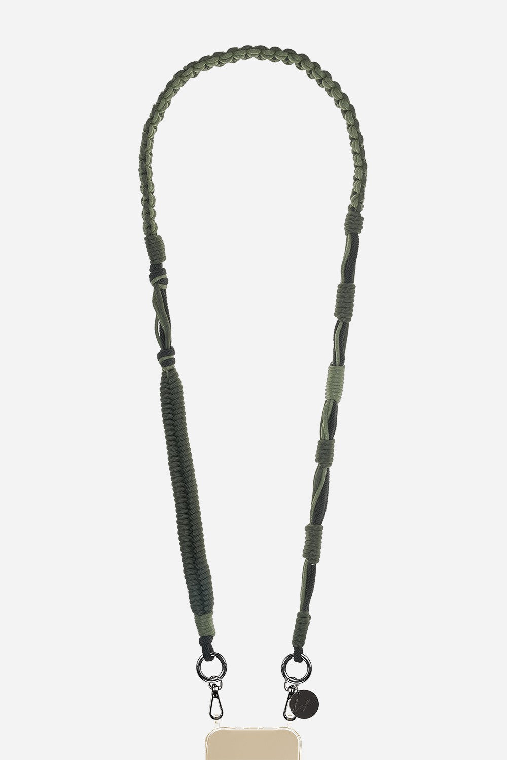 Chaine Longue Roxanne Kaki 120 cm