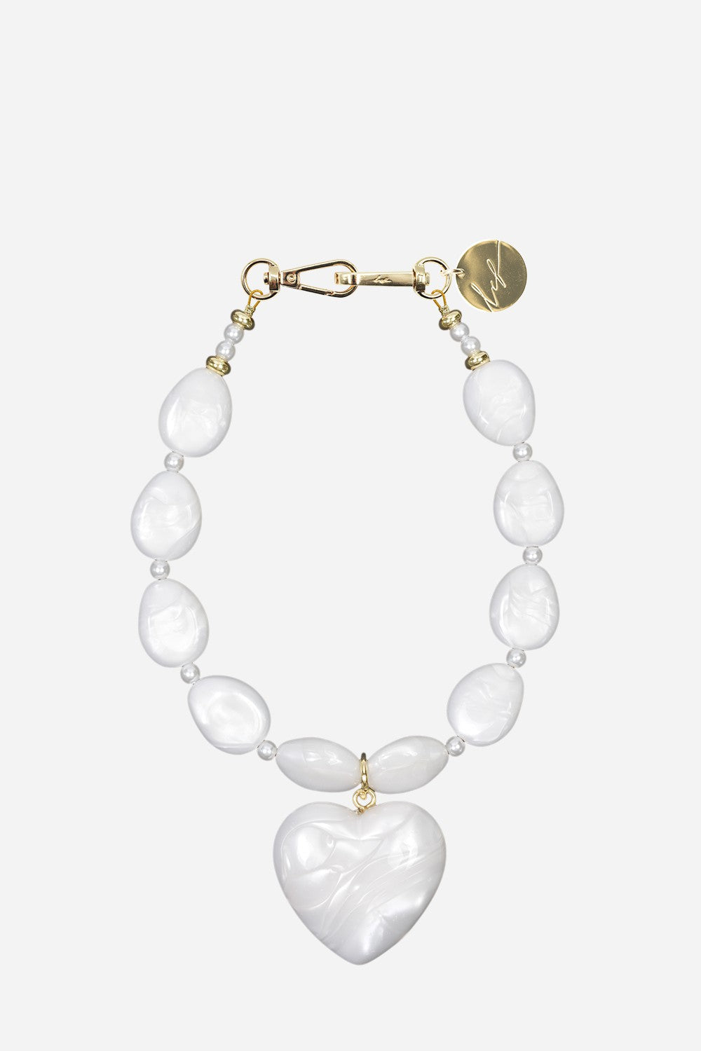 Chaine Courte Carlie Beige 40 cm