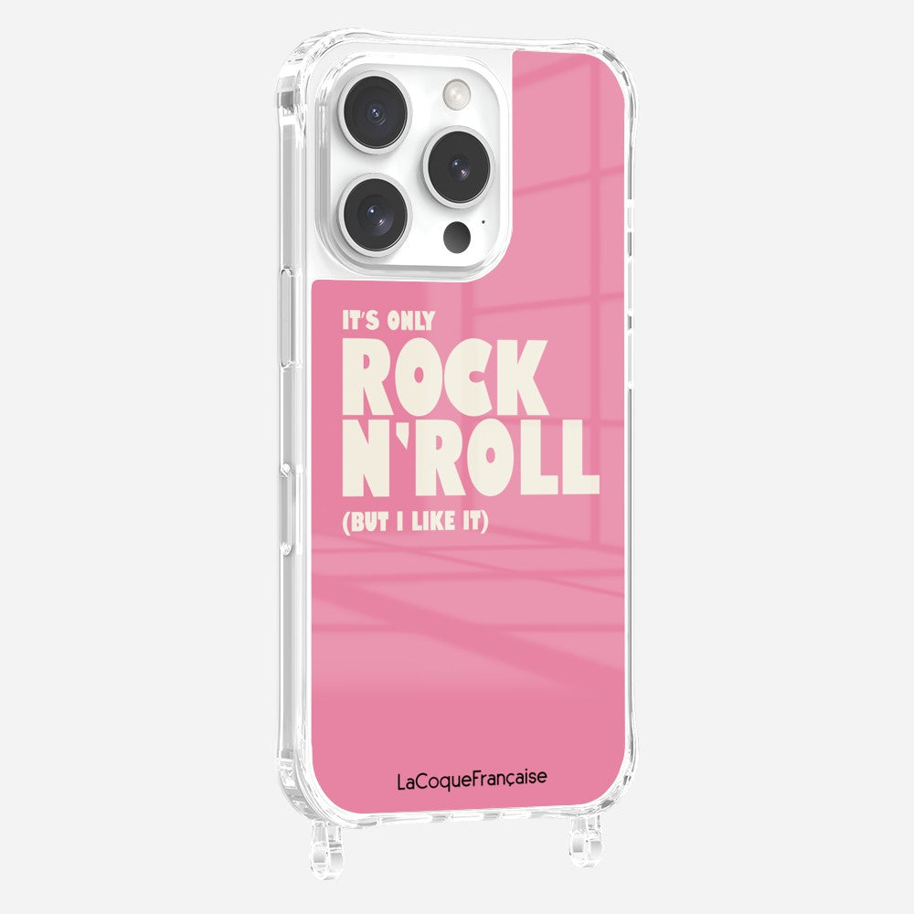 Coque Anneaux Imprimee Rock N'roll Rose
