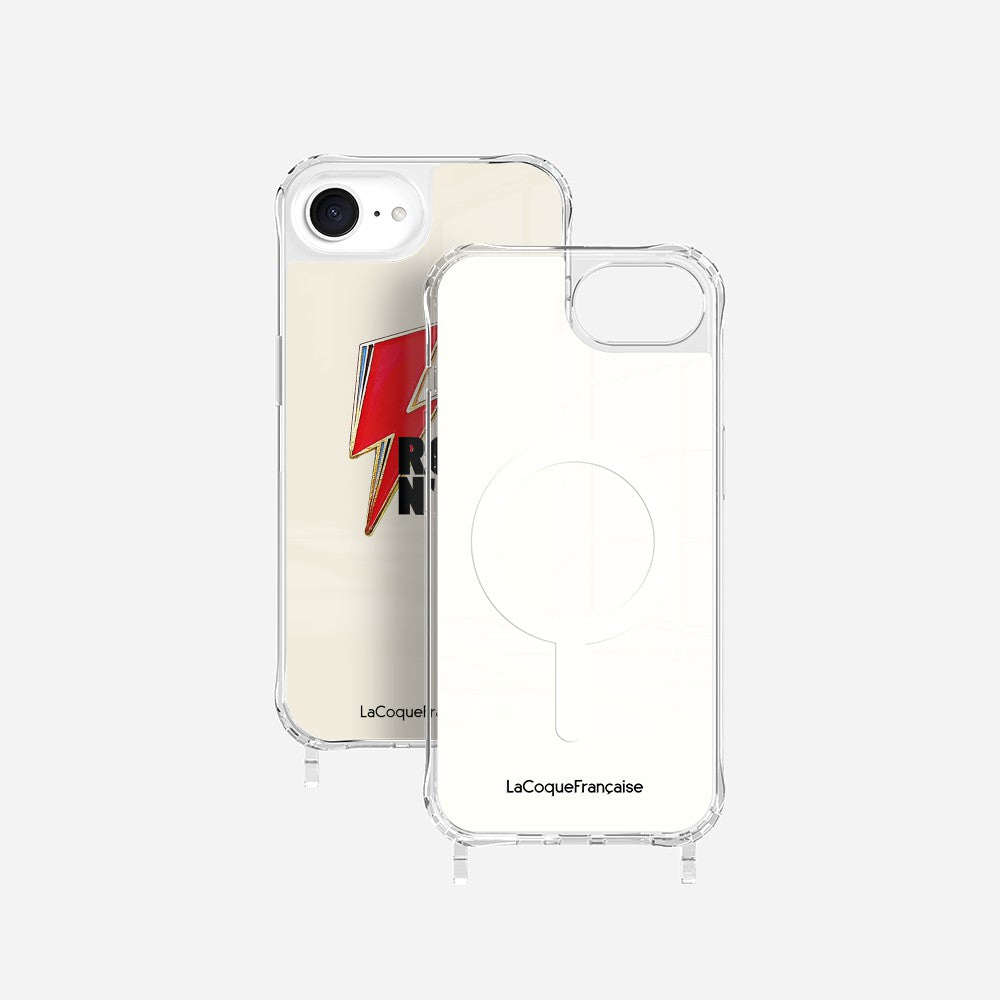 Coque Anneaux Imprimee Rock Eclair Rouge - 20