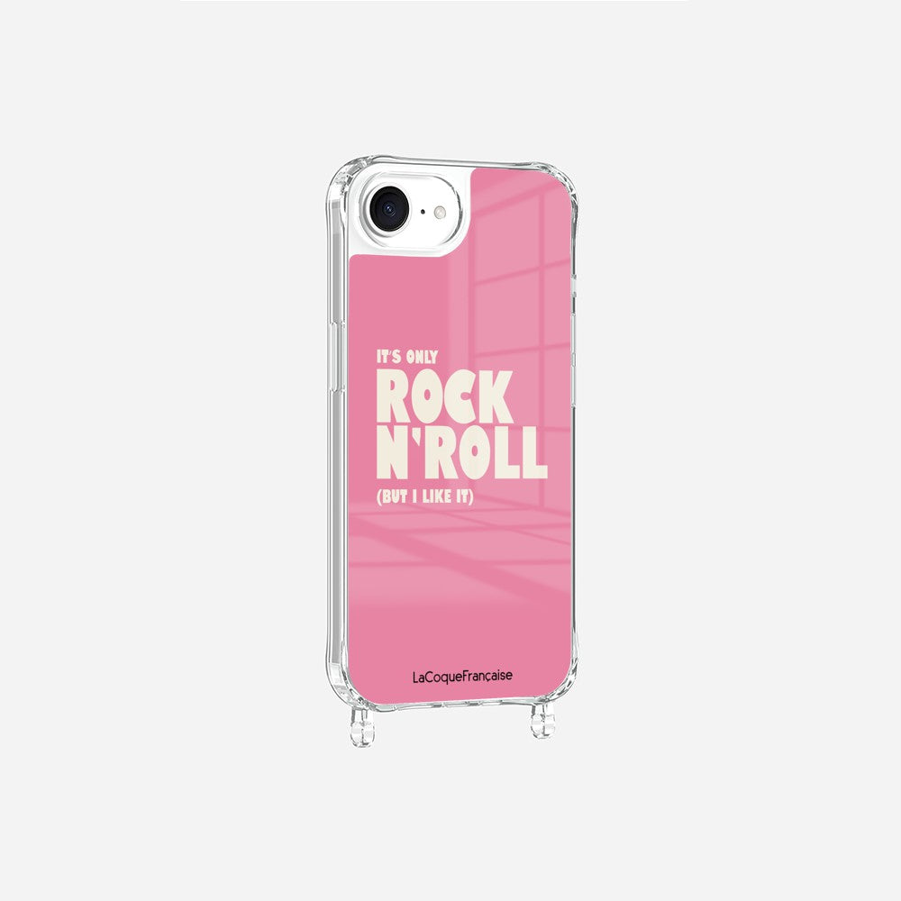 Coque Anneaux Imprimee Rock N'roll Rose