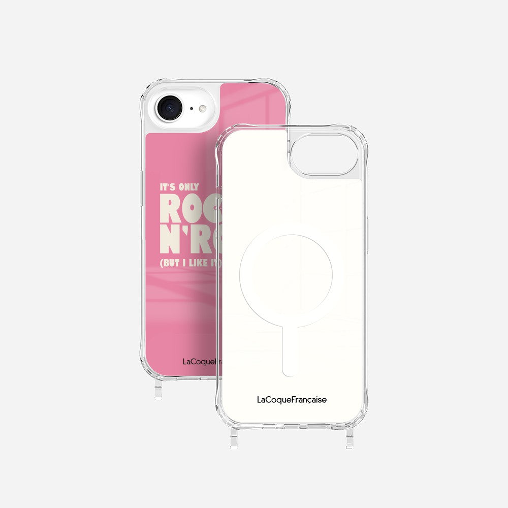Coque Anneaux Imprimee Rock N'roll Rose