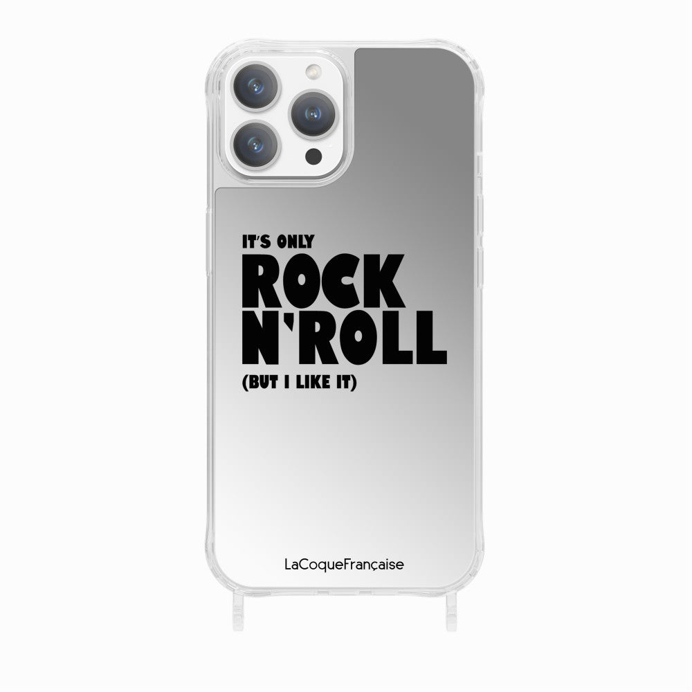 Coque Anneaux Miroir Imprimee Rock N'roll