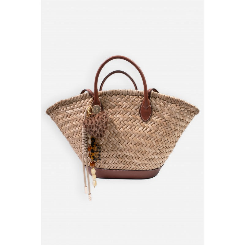BIJOU DE SAC BOBBY BEIGE 32 CM