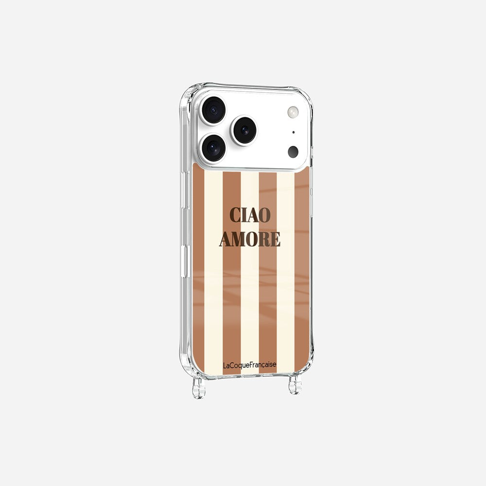 Ciao Amore Beige Printed Rings Case
