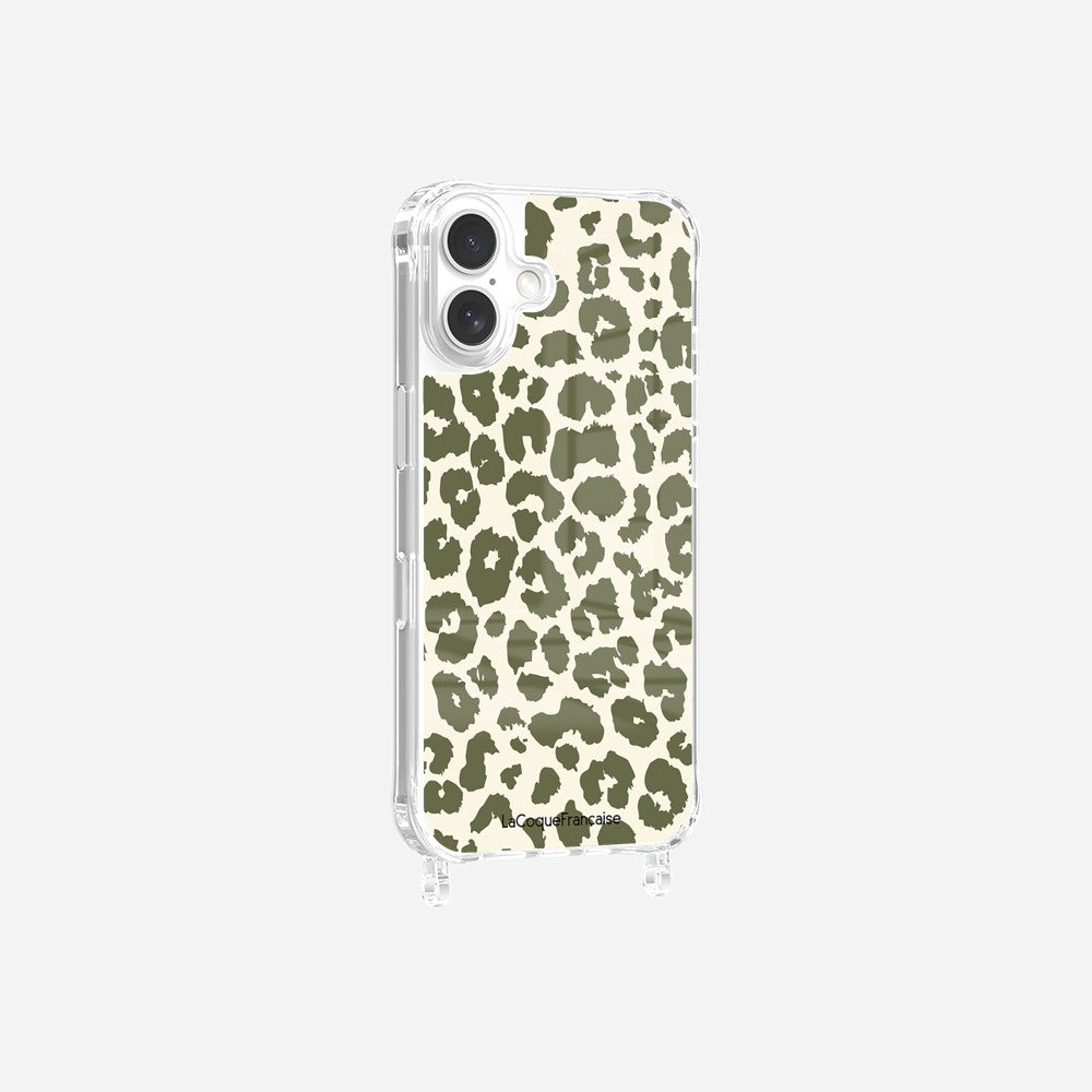 Leopard Print Ring Case Khaki