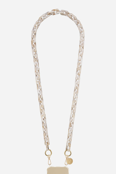 Chaine Longue Emmy Beige 120 cm