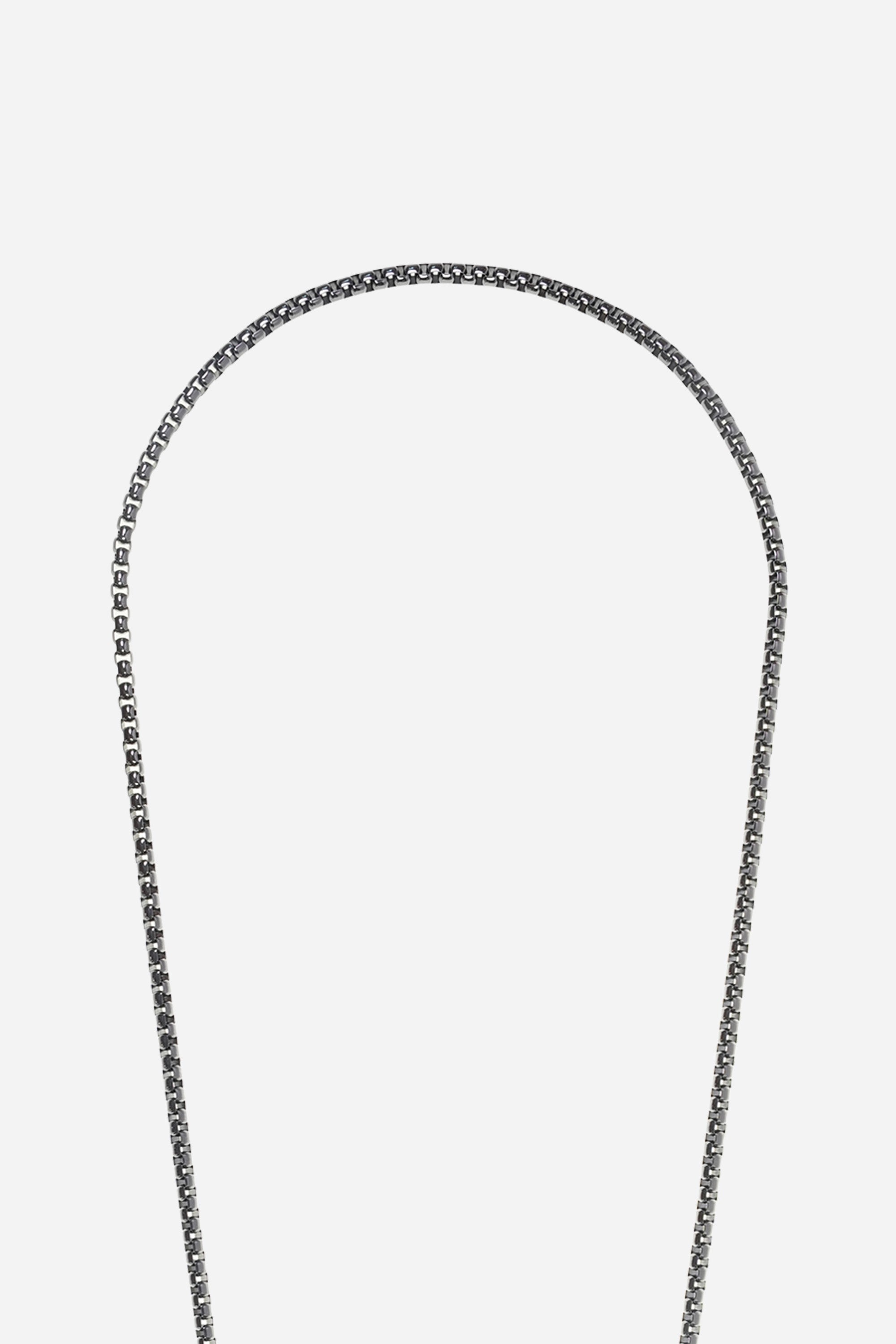 Chaine Longue Lia Noir 120 cm