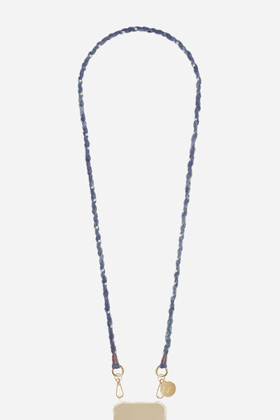 Chaine Longue Doha Bleu 120 cm