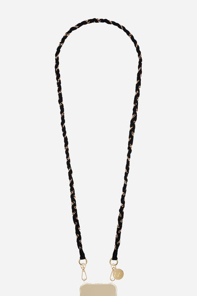 Chaine Longue Doha Noir 120 cm