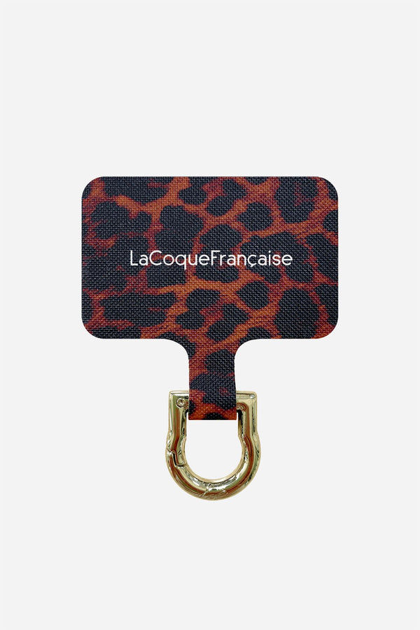 Adaptateur Personnalise Leopard Terracotta Et Noir