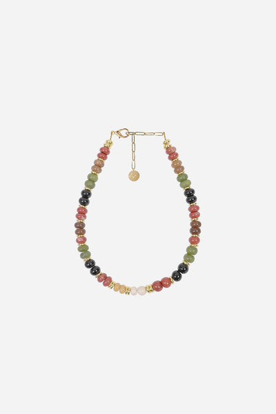 Bijoux Collier Joyce Kaki 40 cm