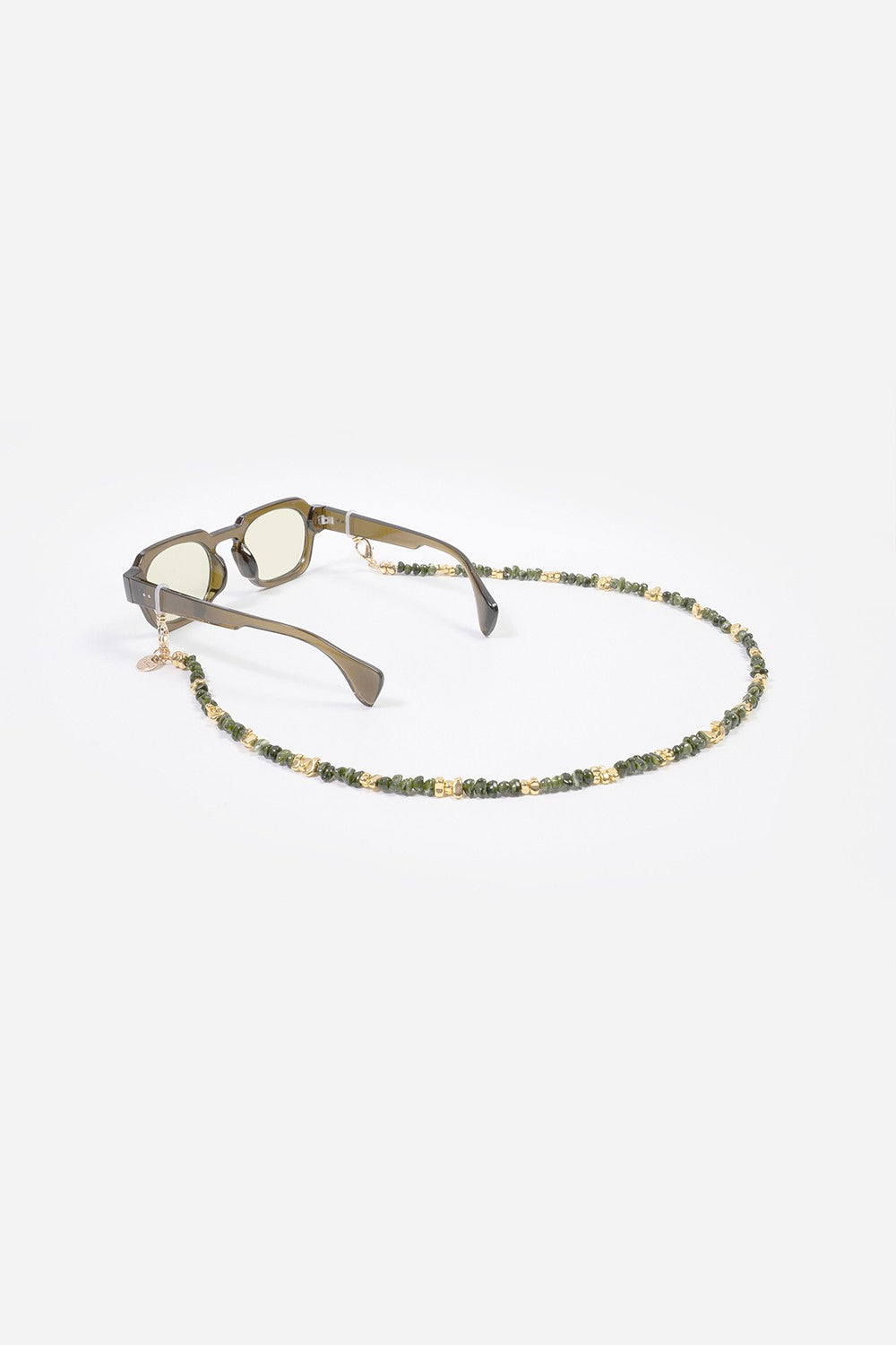 Bijoux Chaine De Lunette Liviya Kaki 72 cm